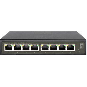 LevelOne GES-2108P netwerk-switch Managed L2 Gigabit Ethernet (10/100/1000) Power over Ethernet (PoE) Zwart