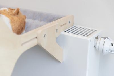 Trixie hangmat hout onbehandeld grijs