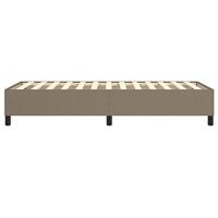 Boxspringframe stof taupe 100x200 cm - thumbnail