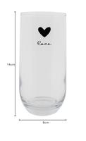 Clayre & Eef longdrinkglas hart 280ml - thumbnail