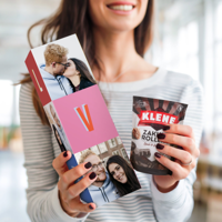 Klene drop Snoeppakket met naam en foto - thumbnail