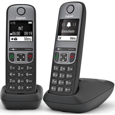 Gigaset A705 Duo Draadloze DECT Telefoon Zwart