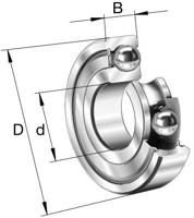FAG 6200-C-2Z Groefkogellager, enkele rij Boordiameter 10 mm Buitendiameter 30 mm Toerental (max.) 26000 omw/min - thumbnail
