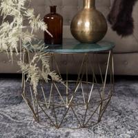 Dutchbone Bijzettafel 'Boss' Marmer, 51cm - thumbnail