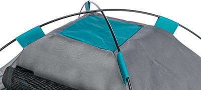 TRIXIE TENT VOOR HONDEN DONKERGRIJS / PETROL 47X47X34 CM