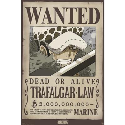 Poster One Piece - Wanted Law Wano 61x91,5cm Poster One Piece - Wanted Law Wano 61x91,5cm