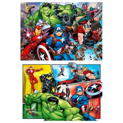Clementoni puzzel the avengers, 2x60st. Clementoni puzzel the avengers, 2x60st.
