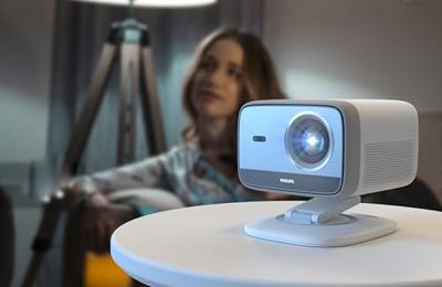 Videoprojector - PHILIPS - NeoPix 444 - Full HD 1080p - 500 ANSI lumen - 100 - HDMI - 3,5 mm jack - Inclusief USB-C naar HDMI-kabel