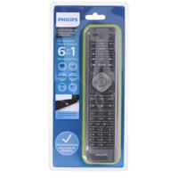 Philips SRP5016/10 universele afstandsbediening (6-in-1, TV, Blu-ray, STB, STR, SB, AUX) zwart - thumbnail
