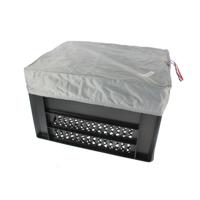 Fietskrat Hoes Kratcover Medium Zilver - thumbnail
