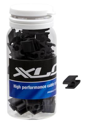 XLC Kabed duo kabelclip pvc 5.0/5.0mm zw pot a 50