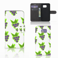 Samsung Galaxy S6 Edge Book Cover Druiven - thumbnail