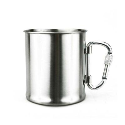Fosco RVS beker 300 ml met karabijnhaak | Fosco stainless steel cup