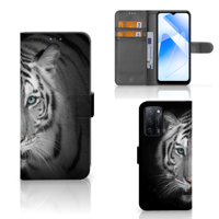 OPPO A16/A16s/A54s | Telefoonhoesje | Met pasjeshouder | Tijger - thumbnail