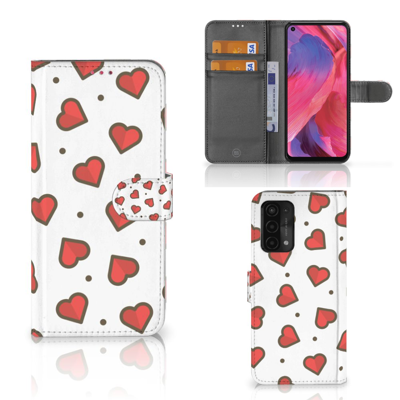 OPPO A54 5G | A74 5G | A93 5G | Telefoon Hoesje | Hearts