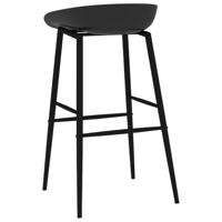 Barstoelen 2 st zwart - thumbnail