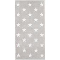 Cawö Cawö New Stars 6260 Douchelaken 70x140 platin/wit - thumbnail