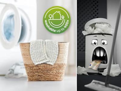 Leifheit 55020 Profi Cotton Plus XL Vloerwisser met Aluminiumsteel en Doek 42x140 cm