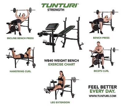 Tunturi WB40 Weight Bench l Halterbank - thumbnail