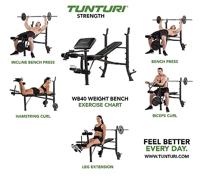 Tunturi WB40 Weight Bench l Halterbank - thumbnail