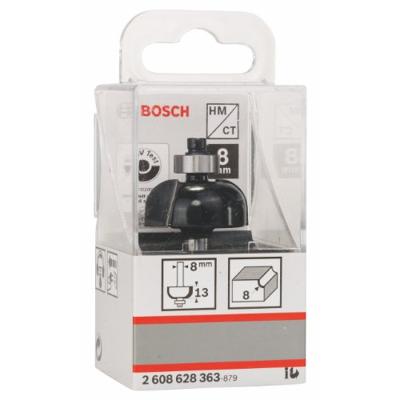 Bosch Accessoires Halfrondprofielfrezen 8 mm, R1 8 mm, D 28,7 mm, L 13 mm, G 54 mm 1st - 2608628363