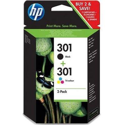 HP 301 Inktcartridge Combipack Origineel Zwart, Cyaan, Magenta, Geel N9J72AE Inkt
