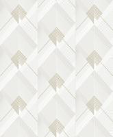 Dutch Wallcoverings Behang Galactik Dessin Wit/Goud L967-00 - thumbnail
