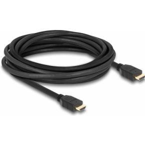 DeLOCK high speed hdmi kabel (zwart, 5 meter, 8k 60hz, 48 gbps)