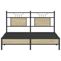 Bedframe zonder matras hout sonoma eikenkleurig 140x190 cm - thumbnail