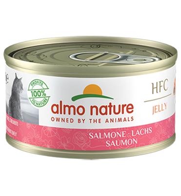 Almo Nature HFC Natural kattenvoer in gelei zalm & kip 70g
