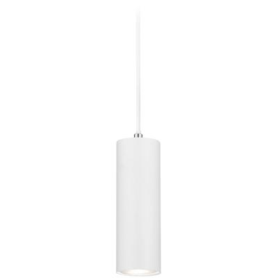 LED Railverlichting - Hanglamp - Trion Dual Monla - 2 Fase - GU10 Fitting - Rond - Mat Wit - Aluminium