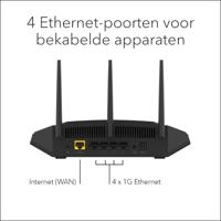 Netgear WAX204 1800 Mbit/s Zwart - thumbnail