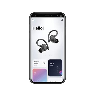 Muvit iO Smart True Wireless Sport ENC hoofdtelefoon, zwart