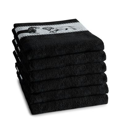 DDDDD DDDDD keukendoek Saar zwart 50x55 (per stuk)