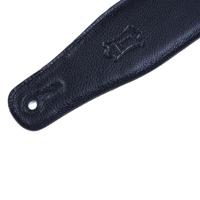 Levys Leathers M26GF-BLK gevoerd lederen gitaarband, zwart - thumbnail