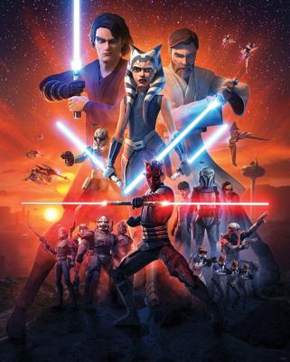 Komar Into Wonderland Fotobehang Stars Wars Clone Wars Mission - IADX4-101