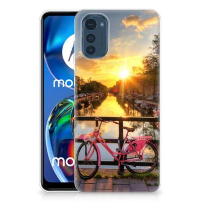 Motorola Moto E32/E32s | Silliconen Back Cover | Amsterdamse Grachten Motorola Moto E32/E32s | Silliconen Back Cover | Amsterdamse Grachten