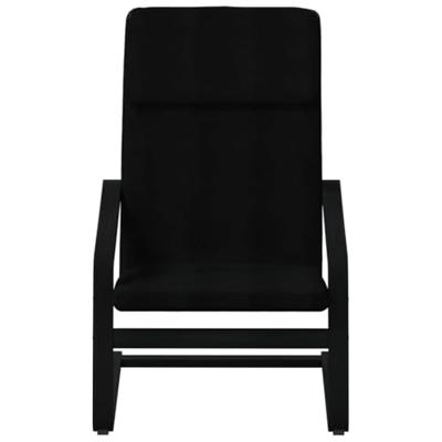 Relaxstoel stof zwart Relaxstoel stof zwart