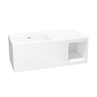 Best Design Best-Design "Serena" Wastafel "Just-Solid" 95x45x35 cm Mat Wit - thumbnail