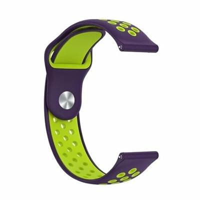 By Qubix - Sport Edition - Paars + groen - Compatible met Xiaomi Redmi Watch 5 Active/Redmi Watch 5 Lite - Compatible Xiaomi bandje