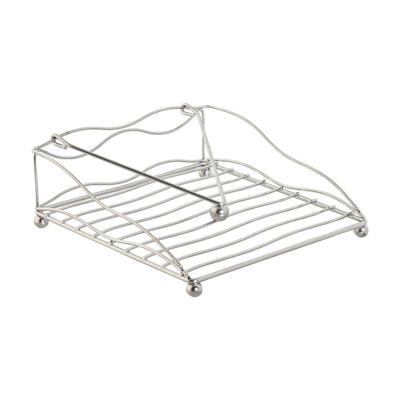 Servethouder Home ESPRIT Zilverkleurig Metaal 19 x 19 x 7 cm