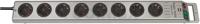 Brennenstuhl 1153340118 Stekkerdoos met schakelaar 8-voudig Zilver Randaarde stekker 1 stuk(s) - thumbnail