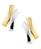 TFT Oorknoppen Geelgoud 12 mm x 5.5 mm - thumbnail