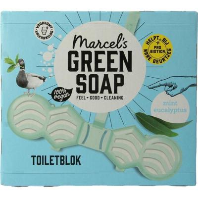 Marcel's Green Soap Toiletblok munt & eucalyptus 35 Gram Marcel's Green Soap Toiletblok munt & eucalyptus 35 Gram