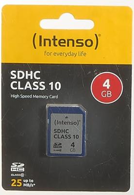 Intenso 3411450 SDHC-kaart 4 GB Class 10