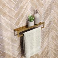 Brauer handdoekrek - 43cm - Goud geborsteld 5-GG-226 - thumbnail