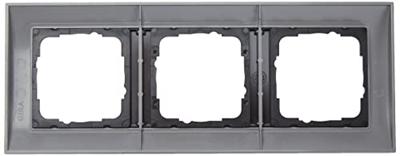 Gira Event Aluminium / Antraciet 3-voudig