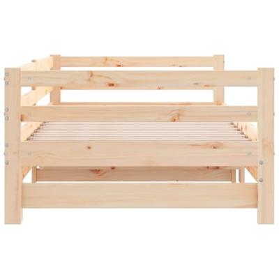 Uitschuifbare slaapbank zonder matras 80x200 cm Uitschuifbare slaapbank zonder matras 80x200 cm