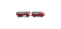 Wiking 041203 H0 Vrachtwagen Henschel Prittenhangertrein HS 14/16 Spedition Beissner - thumbnail