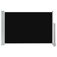 VidaXL Tuinscherm uittrekbaar 60x300 cm zwart - thumbnail